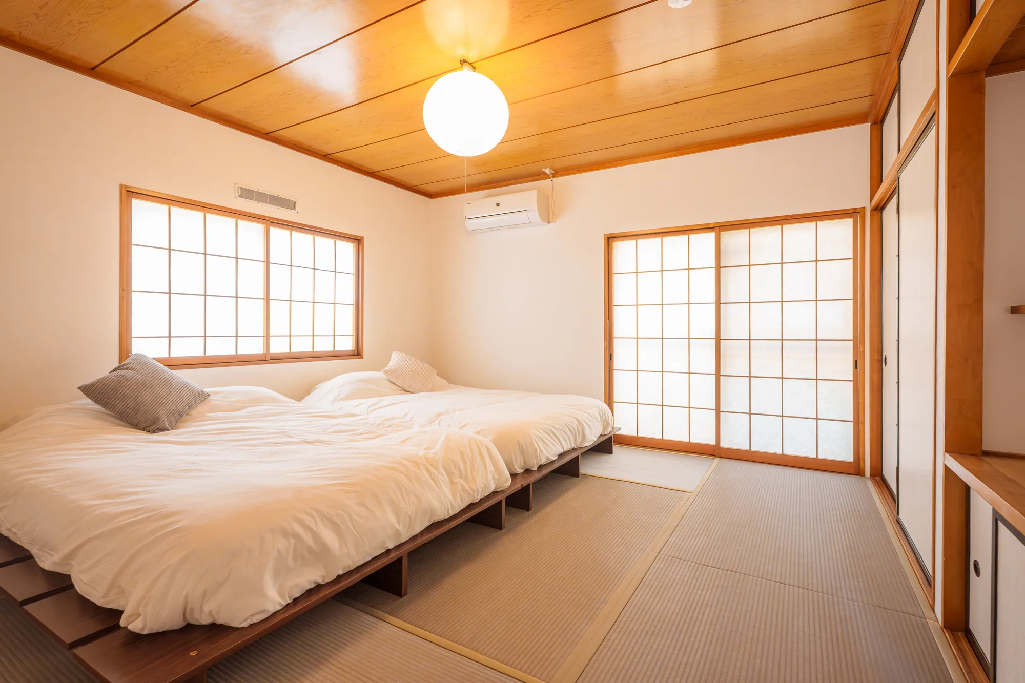 楢 Nara — 趣の異なる3つの寝室